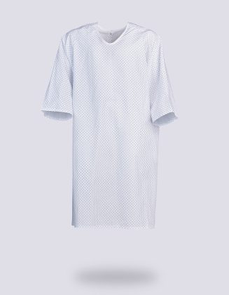 Chemise de Malade Coton manches courtes homme et femme