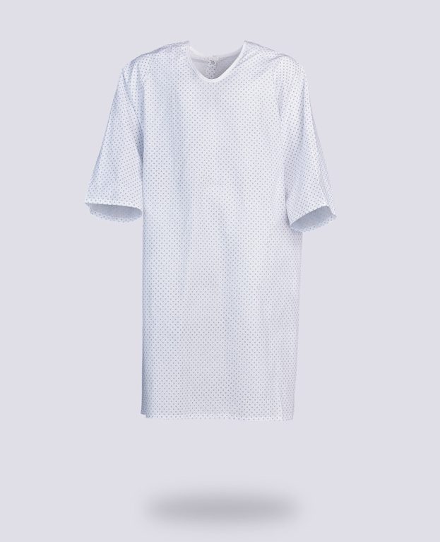 Chemise de Malade Coton manches courtes homme et femme