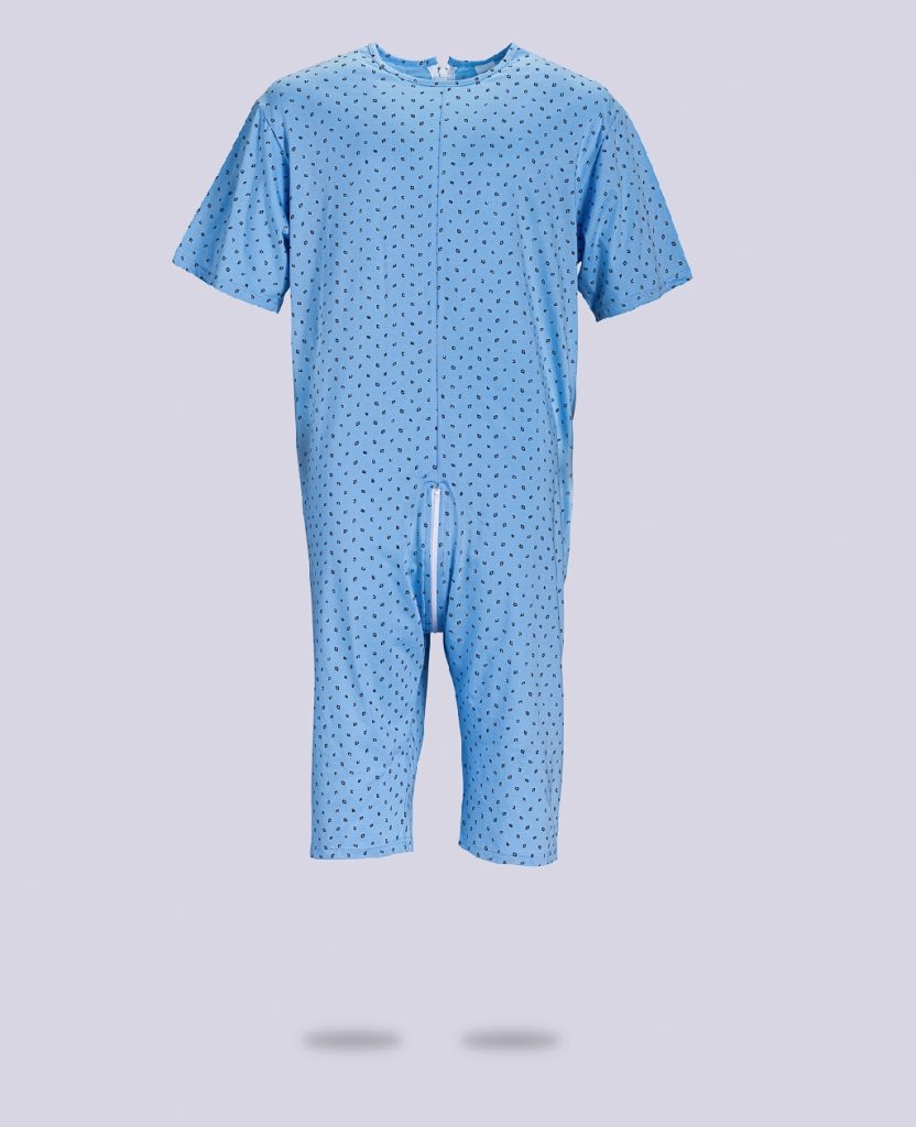 Grenouillère adulte Datcha - Manches et jambes courtes, 100 % coton