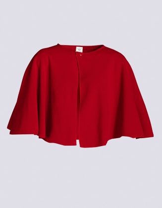 Capeline femme rouge