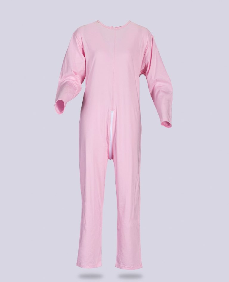 Grenouillère Adulte Éco JC/MC Fleurette Rose Taille 7 (60/62) - Pyjama Confortable Léger